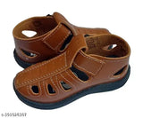 Nubuck PVC kids sandals, closed toe, soft, comfortable, ideal for boys, solid pattern, sizes from 6-5 years, made in India