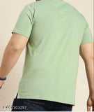 Acrylic men's extra large striped t-shirt with short sleeves, perfect for casual wear