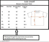 Cotton blend oversize printed t-shirt for women, loose fit, half sleeve, vibrant graphics on a Indian-made top