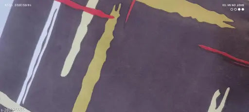 Brown and multicolored polycotton checked flat sheets, superfine quality, 180 thread count, double queen size, ideal for adult homes, made in India