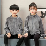 MOMISY baby sweater, polyester blend, front open cardigan for 6-12 months, vibrant colors, cozy and stylish kids' wear