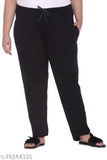 Plus-size cotton track pants for women & girls in 3xl/4xl/5xl. Comfortable, breathable, and loose-fit pajama pants with elastic waistband, deep pockets, and machine washable