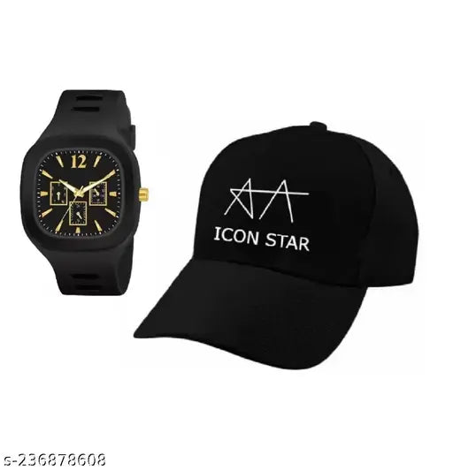 Embroidered cotton cap with adjustable Velcro closure, lightweight and durable. Ideal for both men & women. Summer protection accessory made in India