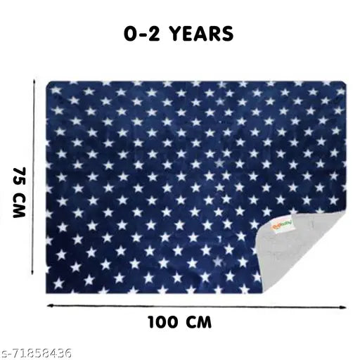 Ultra-soft, highly absorbent microfiber baby blanket (0-9 months) by OYO BABY. Ideal for heavy winter, quick dry, and ideal for newborn essentials