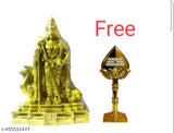 Poly resin Murugar statue with peacock, 7cm tall, divine Indian God Idol