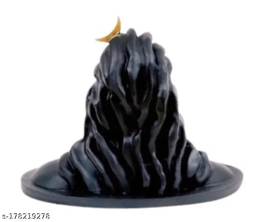 Resin Adiyogi Ji Shiva statue with trishul, 7cm x 9cm x 8cm, Indian idol for home decor and car dashboard
