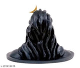 Resin Adiyogi Ji Shiva statue with trishul, 7cm x 9cm x 8cm, Indian idol for home decor and car dashboard