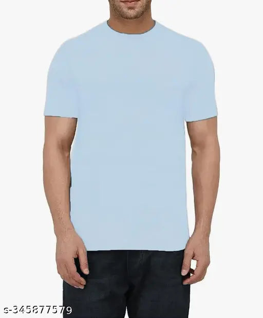 Microfiber men's Roundneack T-shirt combo pack of 4, printed pattern. M & L sizes, made in India