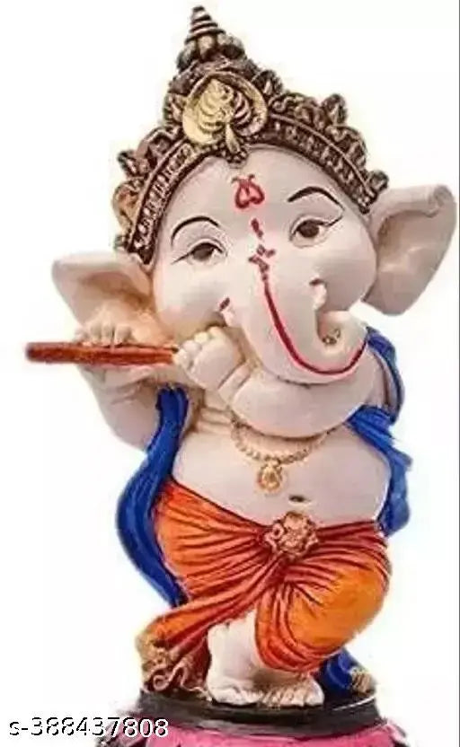 Handcrafted resin Ganesh idol by PICKARTME, Indian home decor figurine