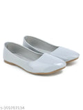 Red synthetic casual flats for women and girls - Women's comfortable bellies slip-on ballerinas