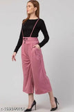 Classic cotton blend jumpsuit for women, solid pattern, long sleeves, size M (34/36/30)