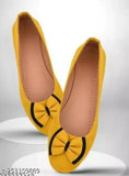 Yellow synthetic leather slip-on sandals, SUPER FANCY women's style with TPR pattern and net back detail