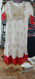 Rayon Anarkali Kurta, printed combo, three-quarter sleeves, new Tardisnal design for women
