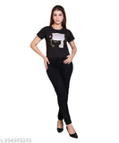 Infernium 100% cotton boyfriend fit round neck half sleeve oversized t-shirt, blissful blossom print, India origin