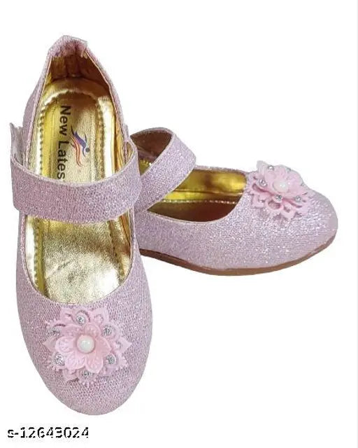 Synthetic pink belly shoes for kids (18-24 months - 10 years), Indian brand with exclusive design and genuine quality