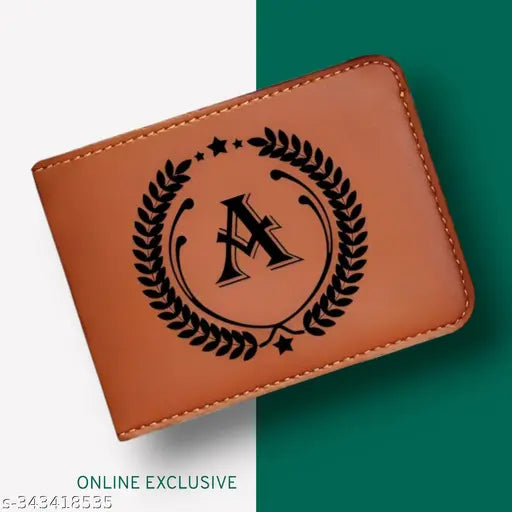 Genuine leather black & brown men's wallet with 5 compartments, ideal gift for him - India-made canvas and leather cardholder