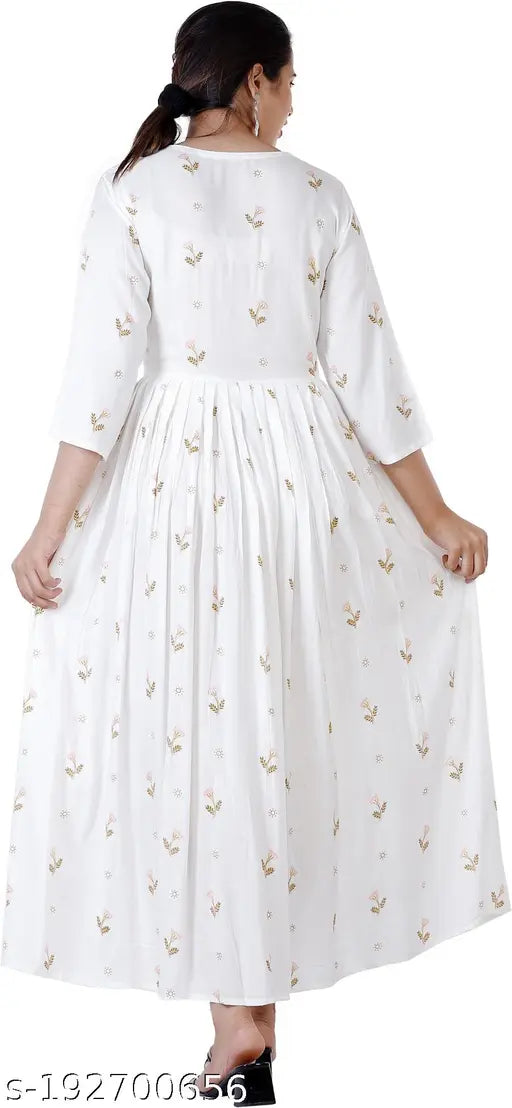 Rayon printed combo top for girls and women, three-quarter sleeve length, made in India