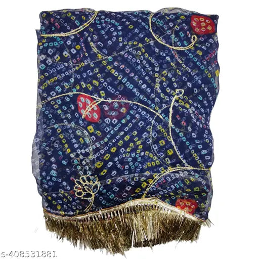 Embroidered Georgette Rajputi Poshak for women, high-quality party dress with Lehenga, Kurti, Odni, and Astar