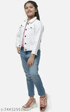 Indian-made, self-designed cotton blend jacket for kids, attractive full-sleeve in vibrant colors