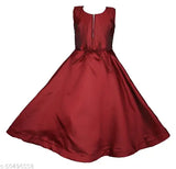 Silk blend, embellished net dress for girls, Tinkle Comfy Girls Frocks - 3-4 years birthday party wear, India
