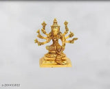 Brass 8-handed Varahi Amman statue, Lord Vishnu's Varaga Avatar idol, 4x4 cm x 100g for worship, Indian origin
