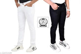 Designer solid denim men's jeans pack of 2, sizes 28, 30, and 32 from India
