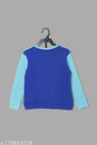 Modern cotton blend sweatshirt, printed design for boys aged 7-8 years old, comfortable fit from India