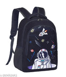 BKBlueAstronaut24A - Waterproof polyester 26L blue school backpack with pencil pouch, versatile and practical for school going boys and girls picnic bag