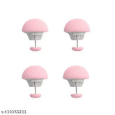 Cotton duvet clips, non-slip quilt holder to keep comforters in place (pink, pack of 4)