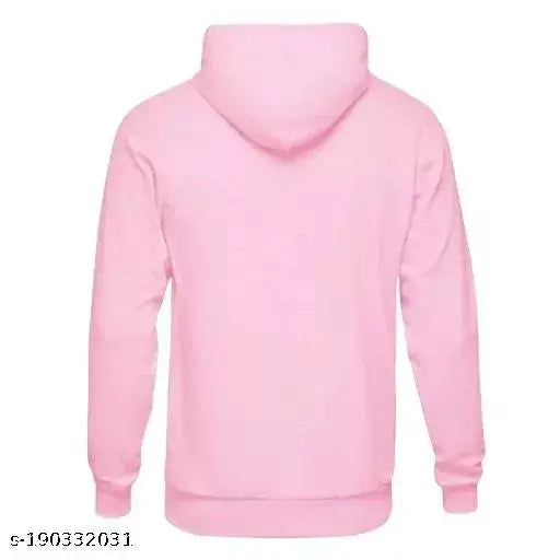 Pink cotton hoodie with life line heart beat design for unisex kids, sizes 9-16