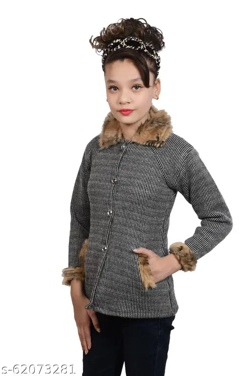 Woolen kids sweaters from BLUSHH COLLECTION, solid design in sizes 5-6, 6-7, 7-8 years, made in India