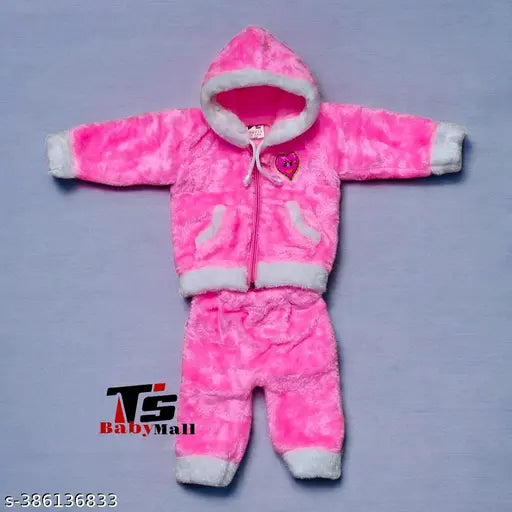 Wool sweater set: Self-designed net pattern for baby boys and girls (0-3 months), lightweight and soft from India