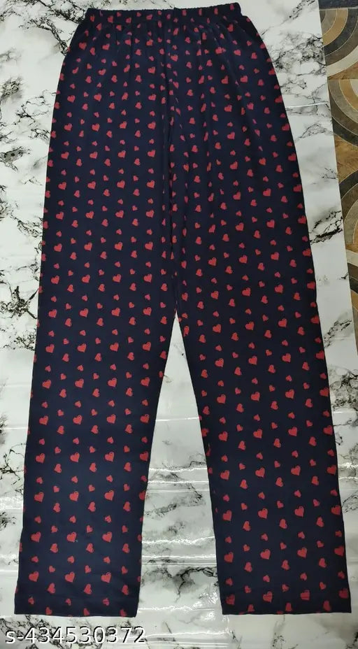 Cotton packet pyjama combo, pack of 2 for women's nightwear, above knee length, made in India