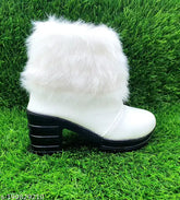 Synthetic leather kids boots, trendy slip-on style for playtime (N: 1-10 years)