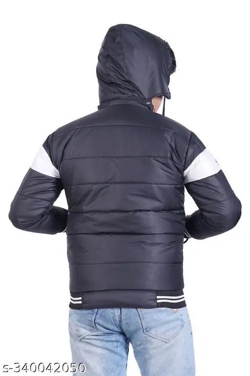 Waterproof boys jacket for party wear, made from durable polyester. Solid design suitable for kids winterwear, available in sizes 2-3 Years to 11-12 Years