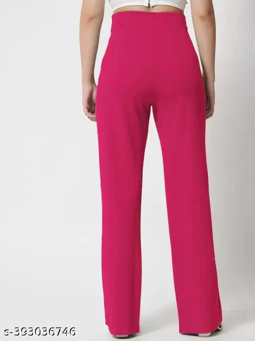 Cotton blend high-waisted bell bottom pants set for women, solid color, retro-inspired style, two pieces available in multiple sizes
