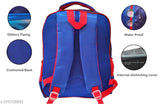 Waterproof polyester net school bag for First-Fourth class kids, features 3D cartoon design and padded shoulder slings