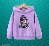 Chiffon printed net Girls Hoddy MAHI dress, long sleeves for 2-10 years old, Indian traditional wear