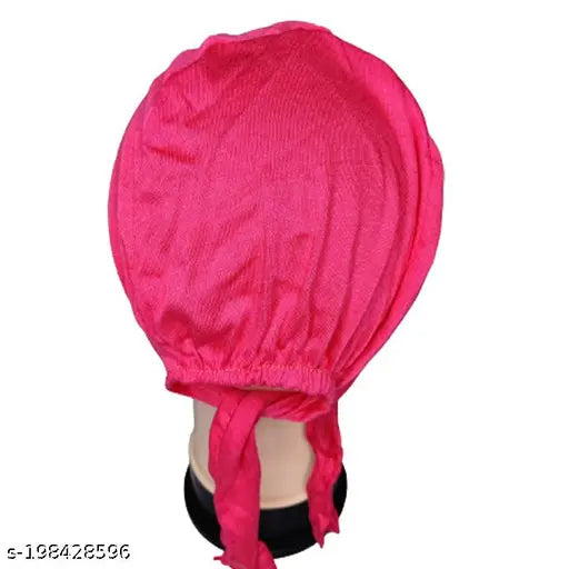 Cotton canvas, solid pattern, Pack of 8 Under Hijab Cap/ Muslim Undescarf/ Islamic Hrad Wrap - Multicolored head wraps for women, origin India