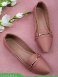 Peach synthetic flip-flops by Shree Sai Archana Enterprises, solid thong style for casual wear, India-made footwear