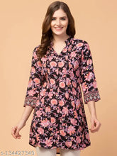 Black and white checkered cotton shirt dress for women, rayon, three-quarter sleeves, pleats detailing, attached side belts