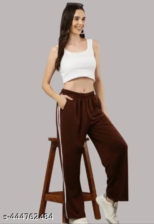 White cotton blend women's regular fit Lower combo set (S, M), solid white loungewear from India