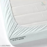 Geiva single all corner cotton fitted bedsheet with Mickey Mouse pillow cover, superfine quality for summer adult use