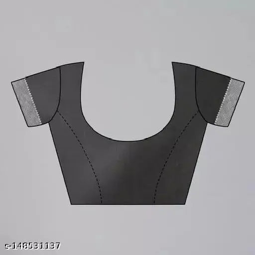 Solid Chiffon Georgette saree in Free Size, India-made fashion piece with matching running blouse