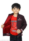 Nylon, long sleeve Cutiepie Trendy Boys Jacket from India - versatile, stylish boys coat