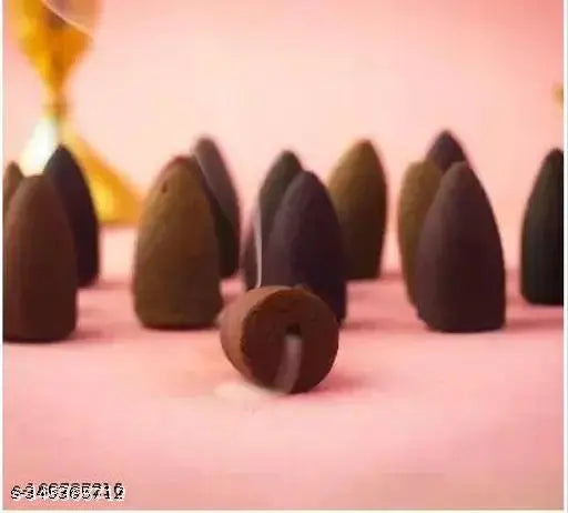 Poly Resin Adi Shankara Adiyogi Backflow Fountain Statue with 20 Cones (Indian-made)
