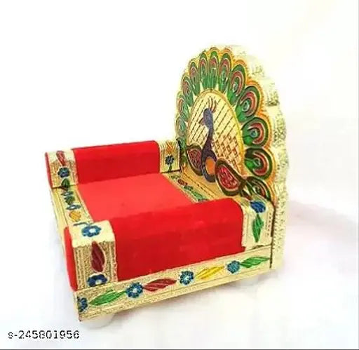 Solid wood Home Temple, Ansh Trend Codaisy Singhasan for 0-2 years