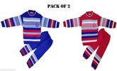 Boys woolen winter striped sweater set, warm and cozy for chilly days - 2 pieces in various sizes from 12-18 months to 3-4 years (India origin)
