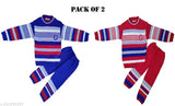 Boys woolen winter striped sweater set, warm and cozy for chilly days - 2 pieces in various sizes from 12-18 months to 3-4 years (India origin)