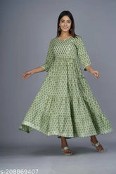 Printed rayon kurti, blending traditional charm with modern fashion, captivating print, three-quarter sleeves